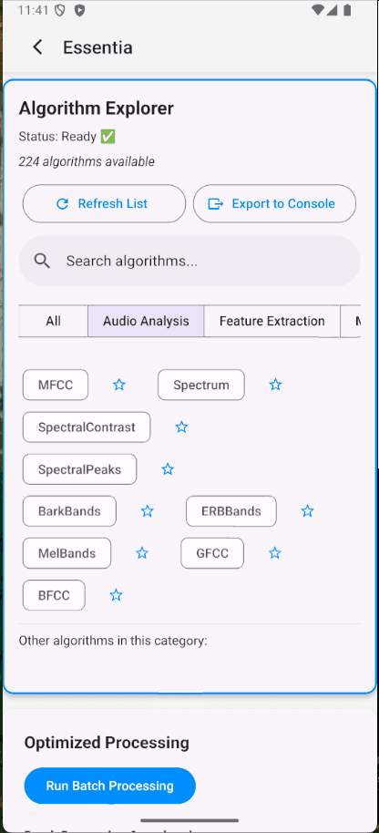 React Native Essentia Demo